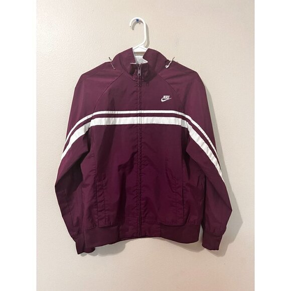 Girl's Nike Purple Full Zip Track Jacket Size L [EXCELLENT] - Picture 1 of 5